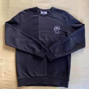 SOLD ** A.P.C. Brain Dead terry cloth crew neck